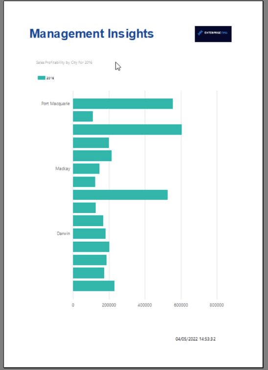 Comment trier et filtrer le graphique dans le générateur de rapports