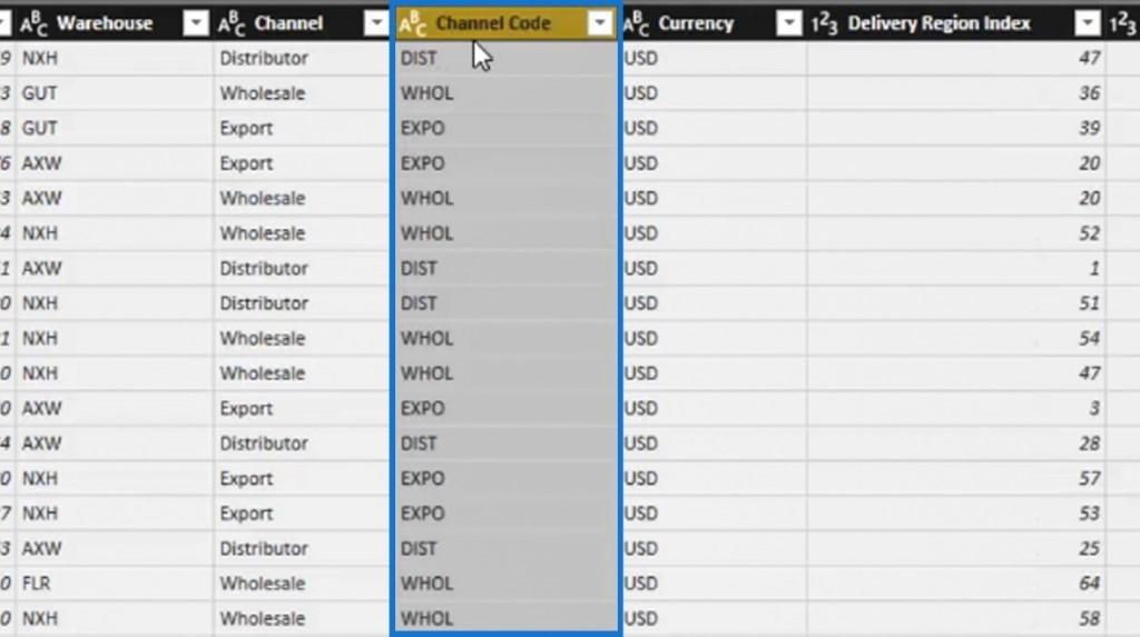 LuckyTemplates Query-editor: rij- en kolomtransformaties