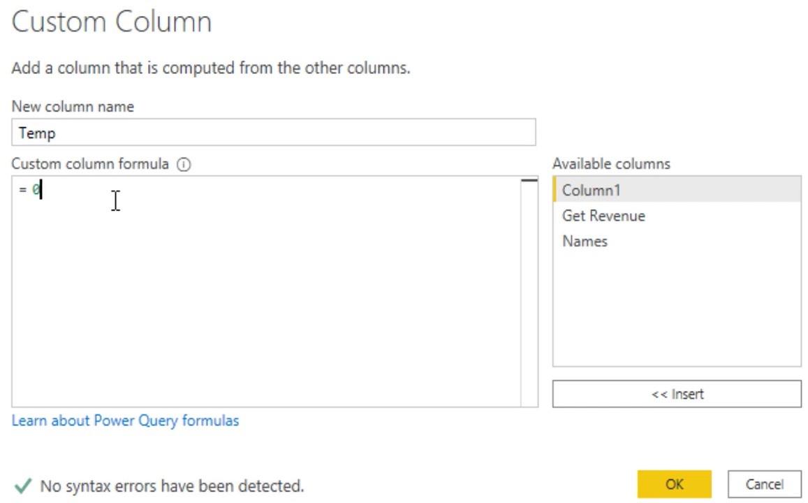 嵌套表達式：Power Query 環境