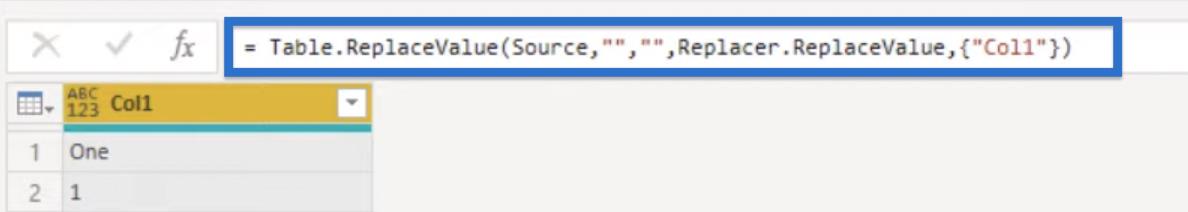 Substituir valor por texto correspondente no Power Query