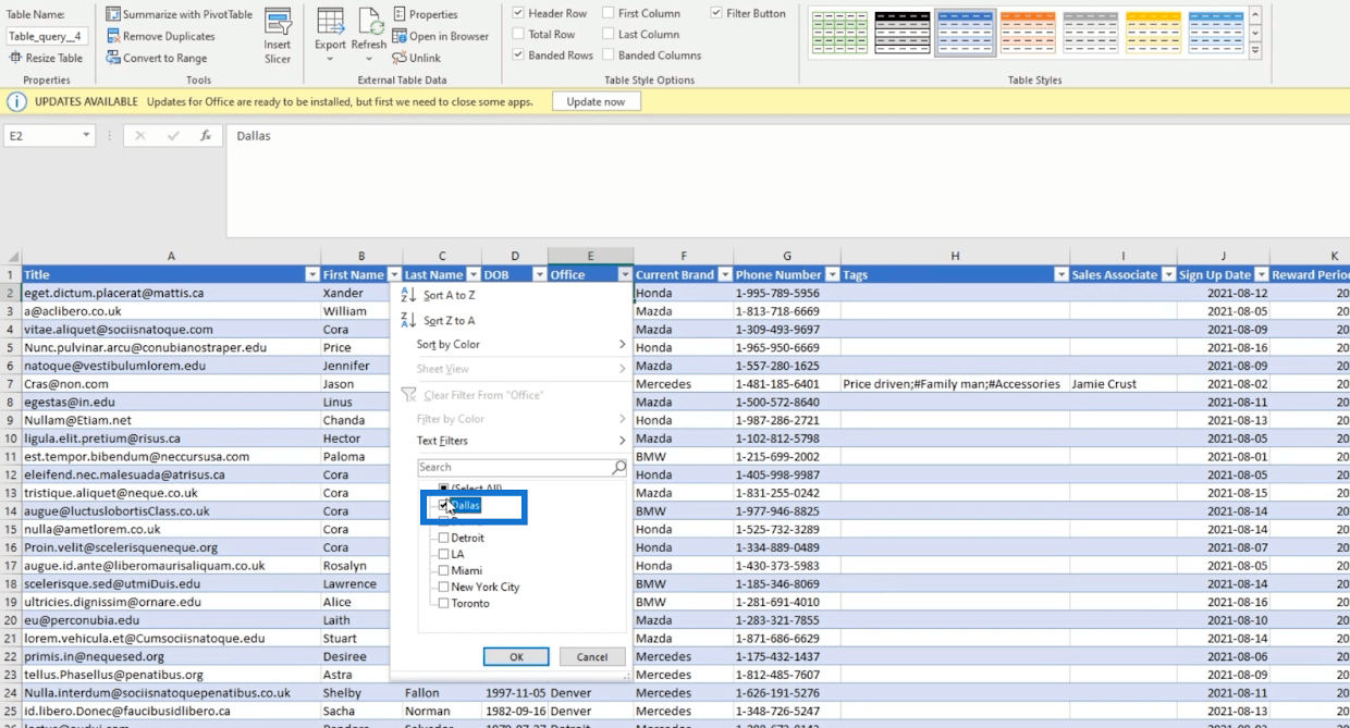 Excel 또는 CSV 파일로 SharePoint 목록 내보내기