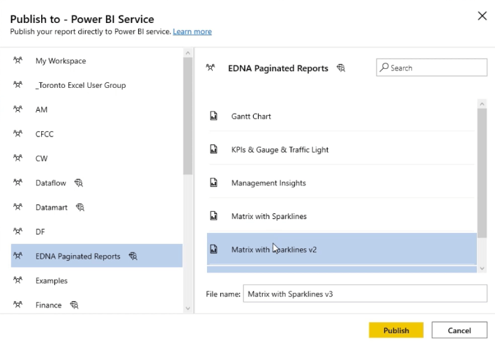 Générateur de rapports SSRS : formater les en-têtes dans un rapport paginé