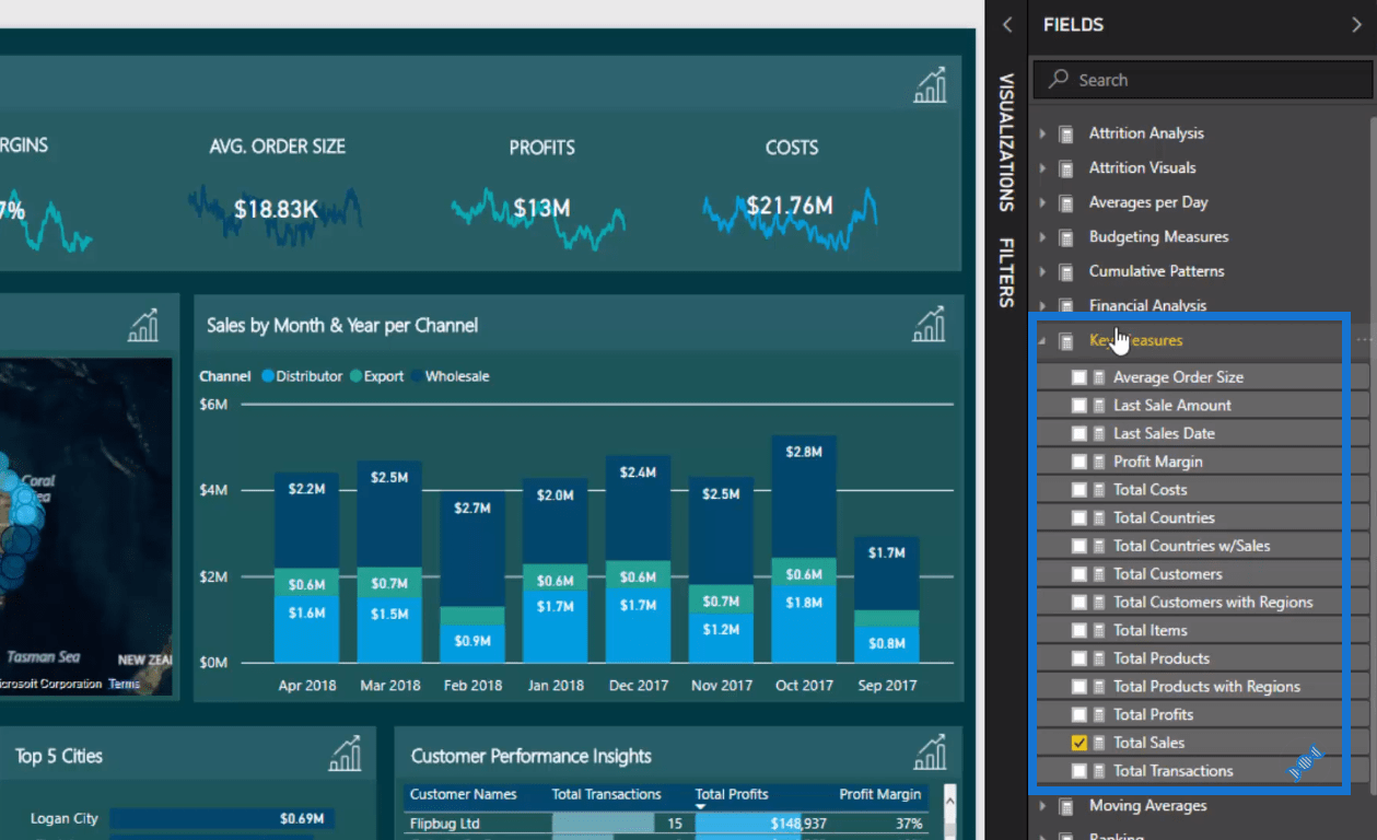 Conseils de visualisation des données LuckyTemplates pour l'analyse des tendances KPI