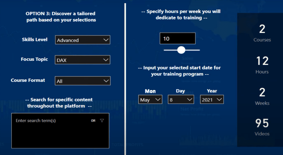 Apprenez LuckyTemplates avec cette carte d'apprentissage dynamique