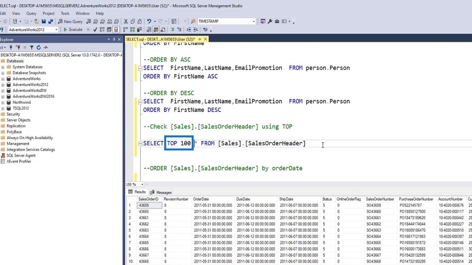 Instrucțiunea SQL SELECT: o introducere