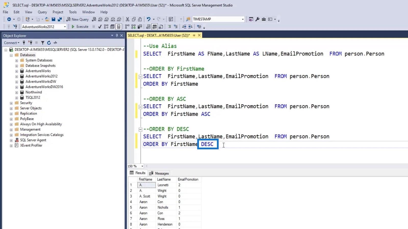 Instrucțiunea SQL SELECT: o introducere