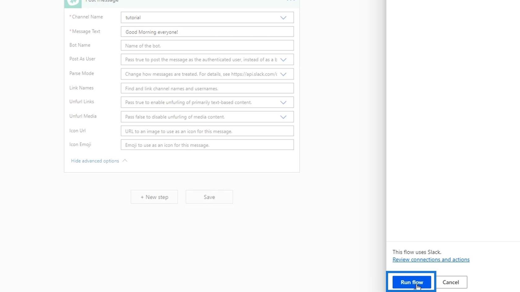 Workflows planifiés dans Microsoft Power Automate