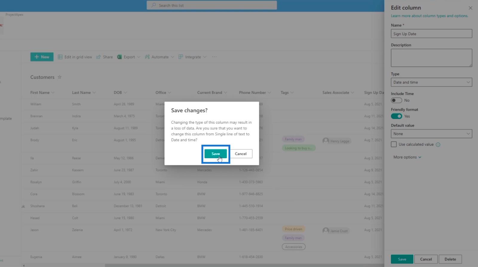 Colonnes calculées dans SharePoint |  Un aperçu