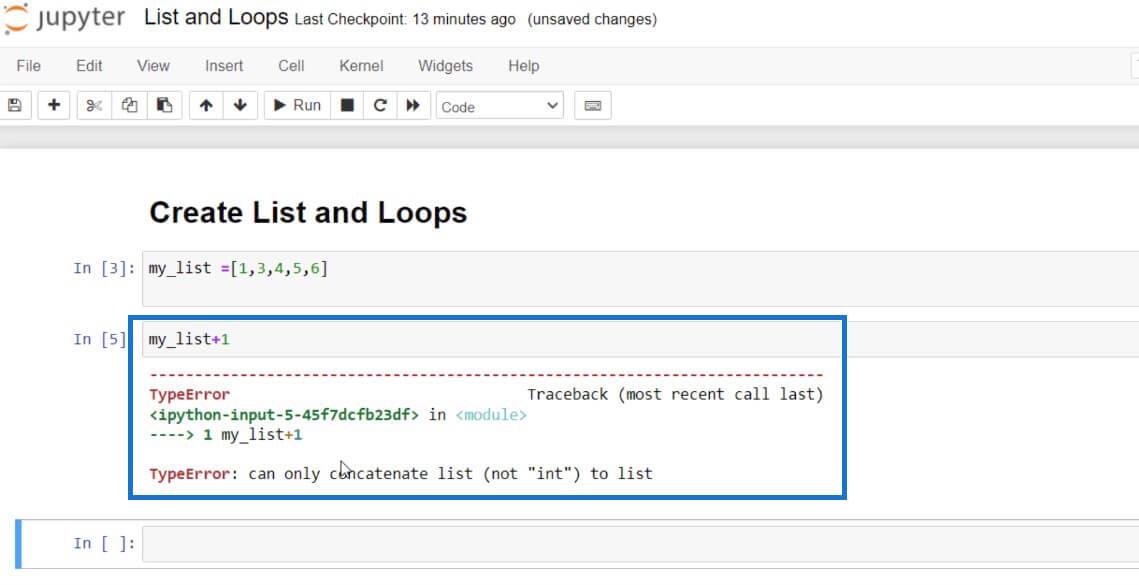 LuckyTemplates 中的 Python 列表和 For 循環