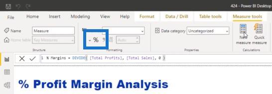 Calculer la marge en pourcentage dans LuckyTemplates à l'aide de DAX