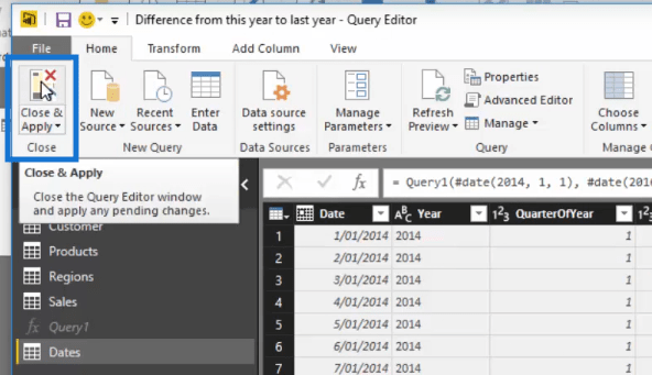 Créer un tableau de dates complet dans LuckyTemplates très rapidement