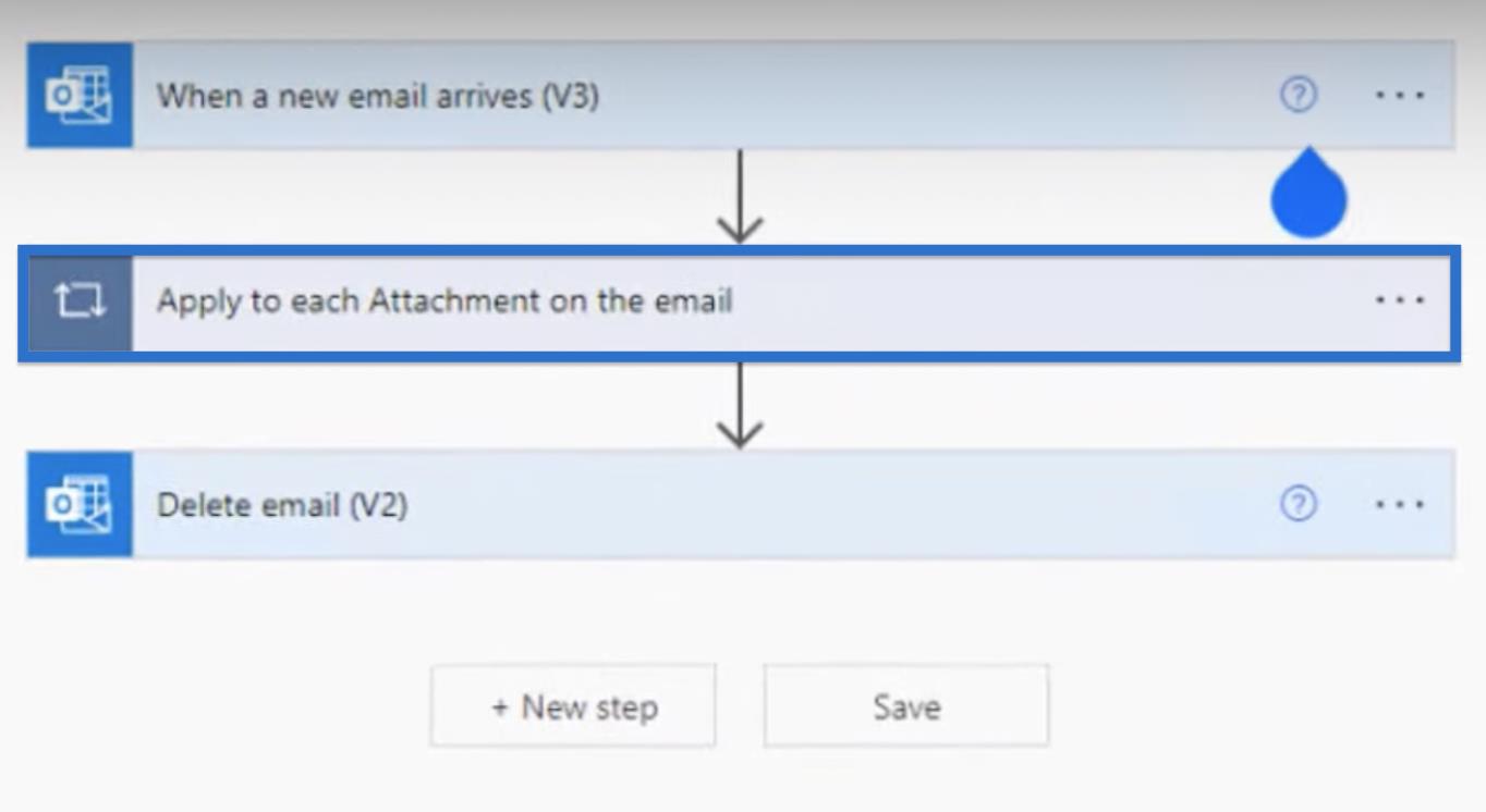 Enregistrer la pièce jointe d'un e-mail sur SharePoint avec Power Automate