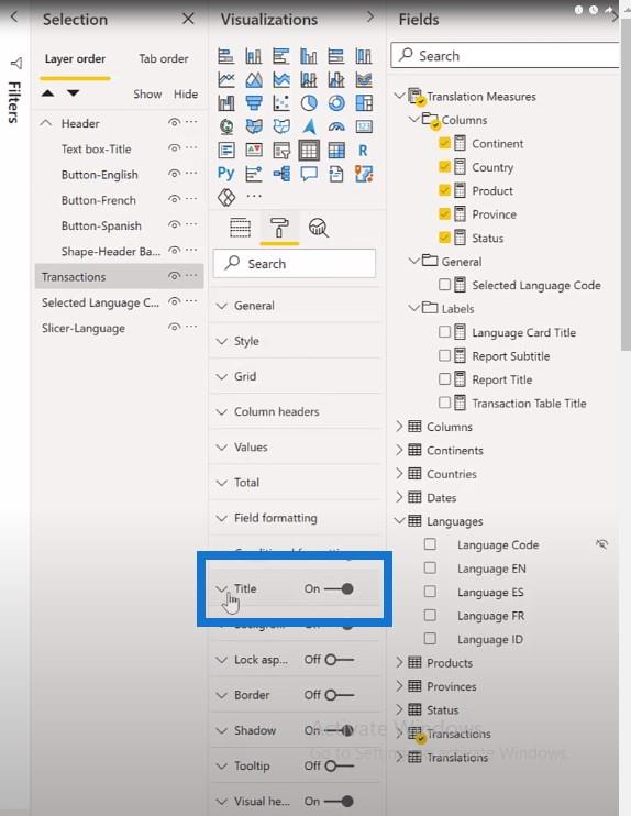 創建多語言 LuckyTemplates 報表