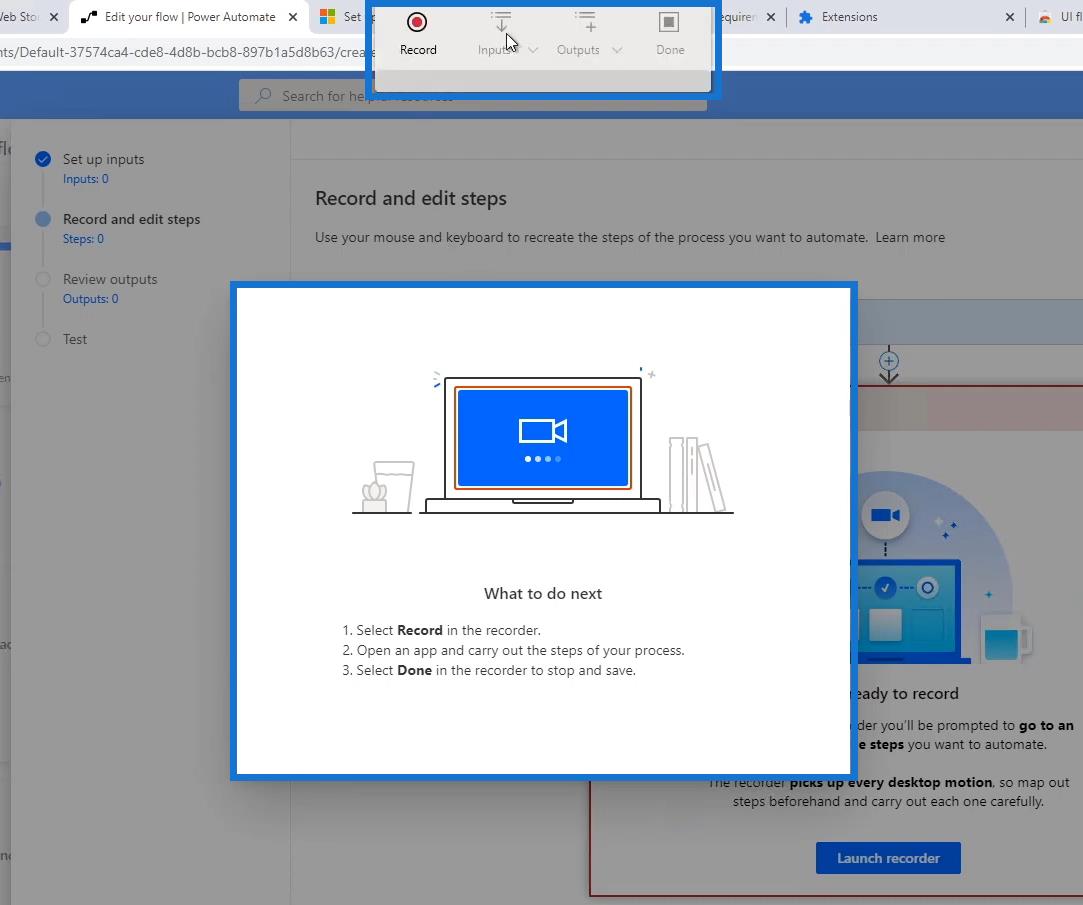 Flujos de interfaz de usuario de Power Automate: creación y configuración