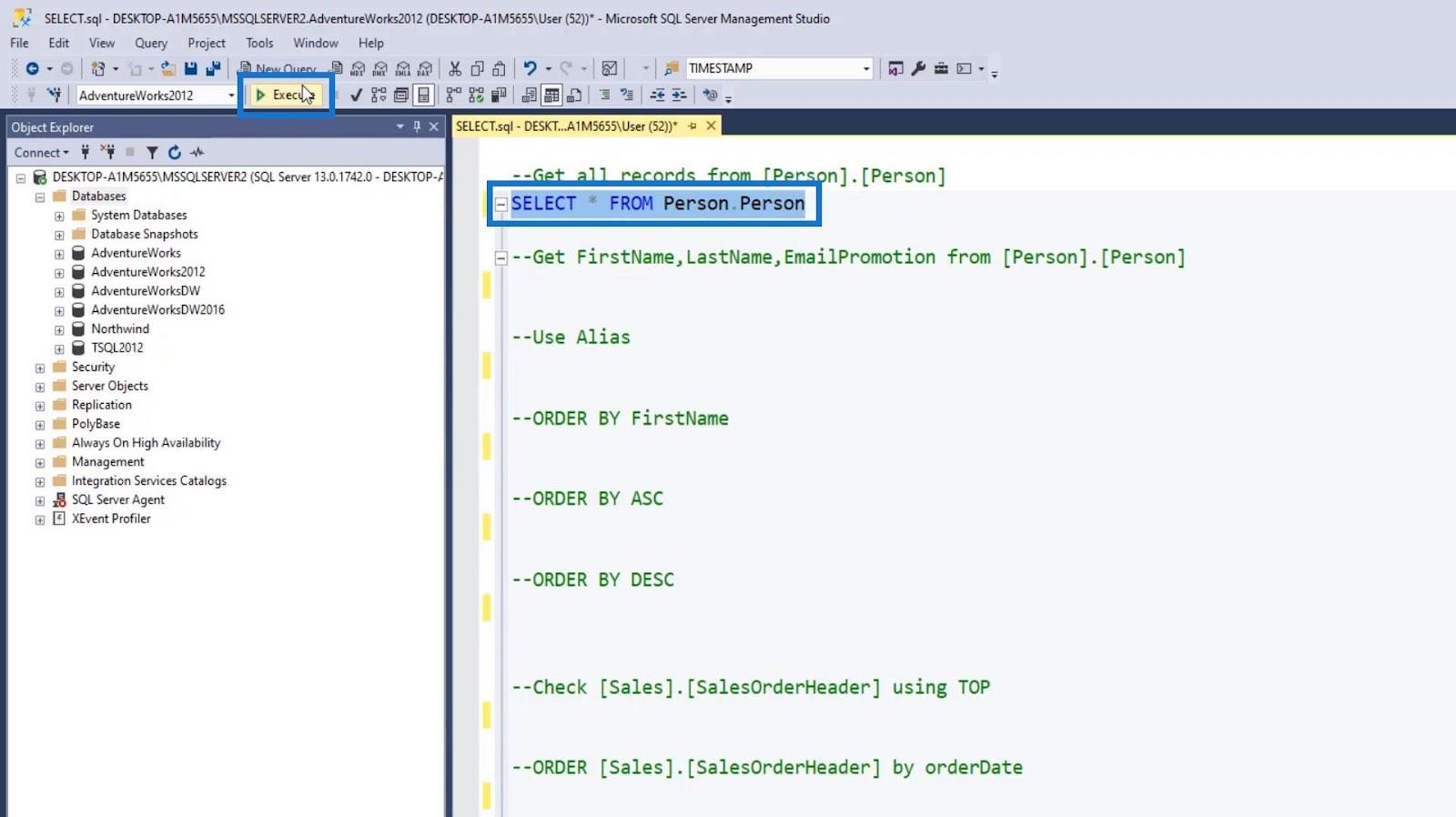 Instrucțiunea SQL SELECT: o introducere