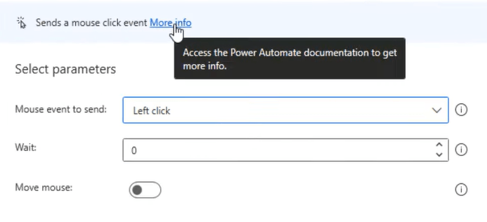 Power Automate Desktop：如何使用發送鼠標點擊功能