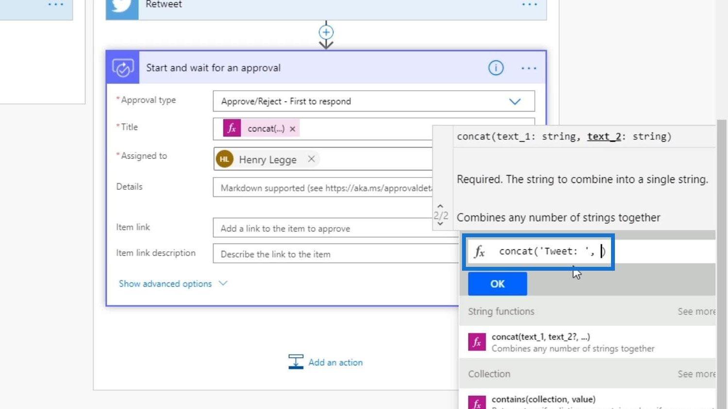 Power Automate での承認ワークフローのセットアップとテスト