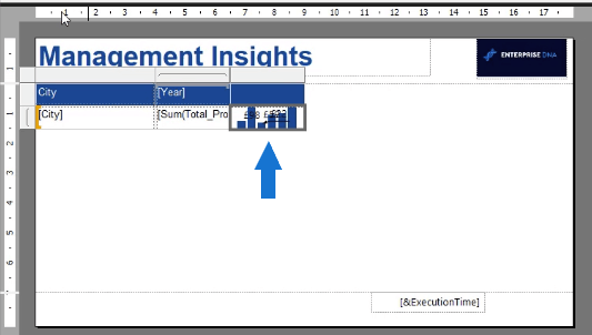 Como formatar um gráfico de barras de dados do SSRS Report Builder