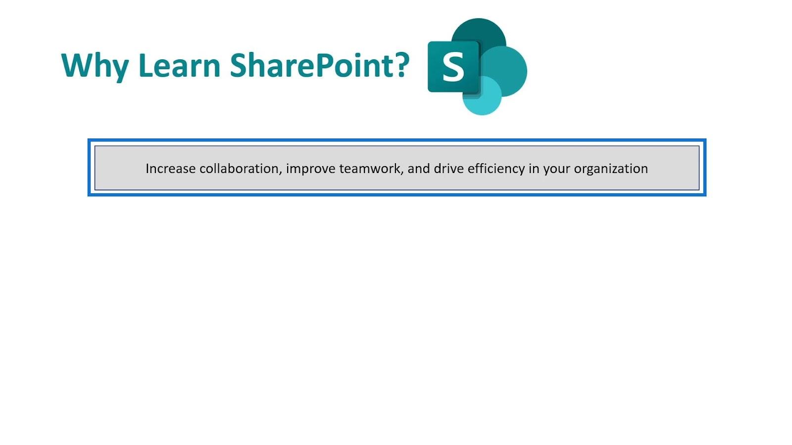 Microsoft SharePoint |  Un aperçu