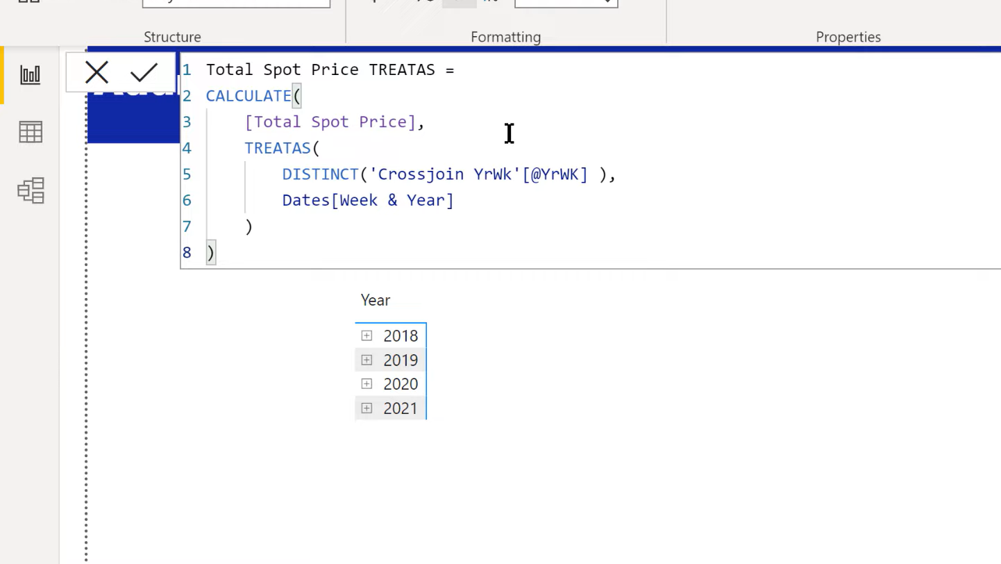 Calculs hebdomadaires DAX - Problèmes d'intelligence temporelle de LuckyTemplates