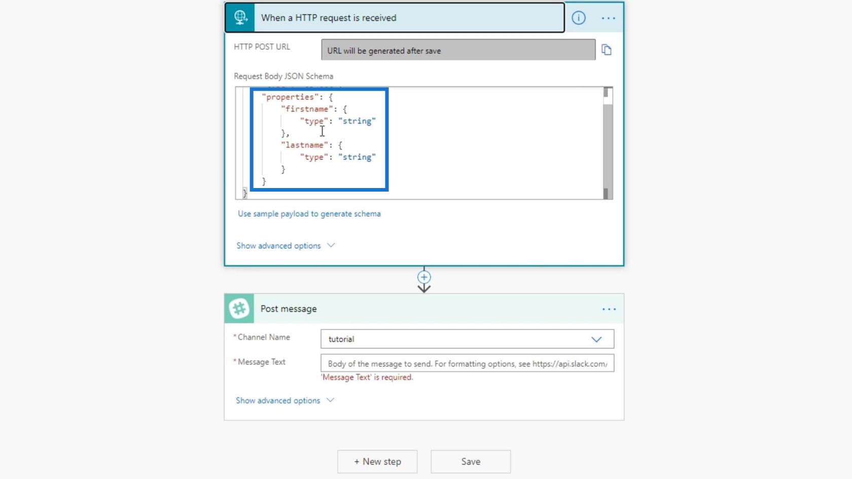 Microsoft Flow HTTP Trigger |  Un tutorial Power Automate