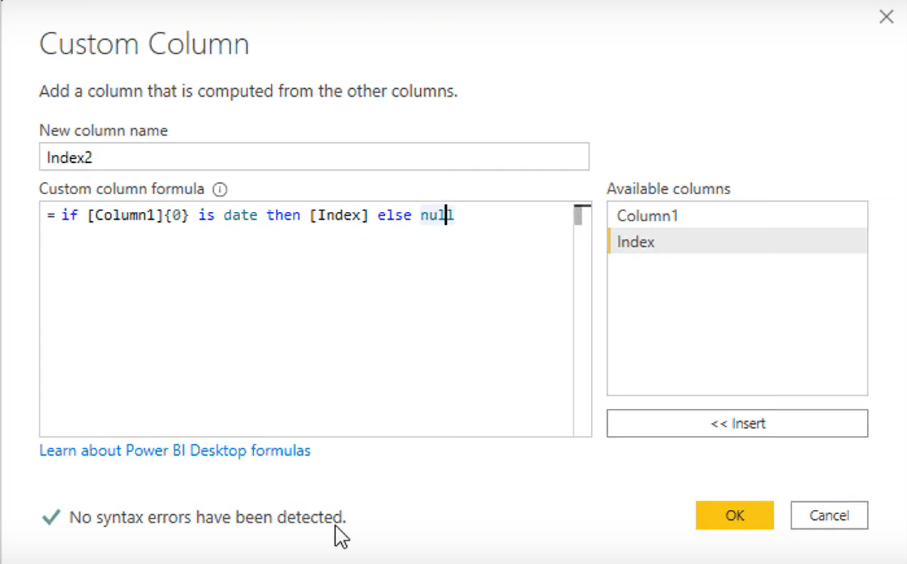 Transformer la disposition du type de calendrier en format tabulaire dans LuckyTemplates à l'aide de l'éditeur de requête