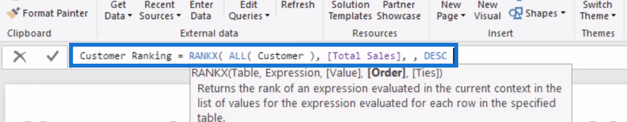 Visuels LuckyTemplates : Modifier la taille en fonction de la logique de classement