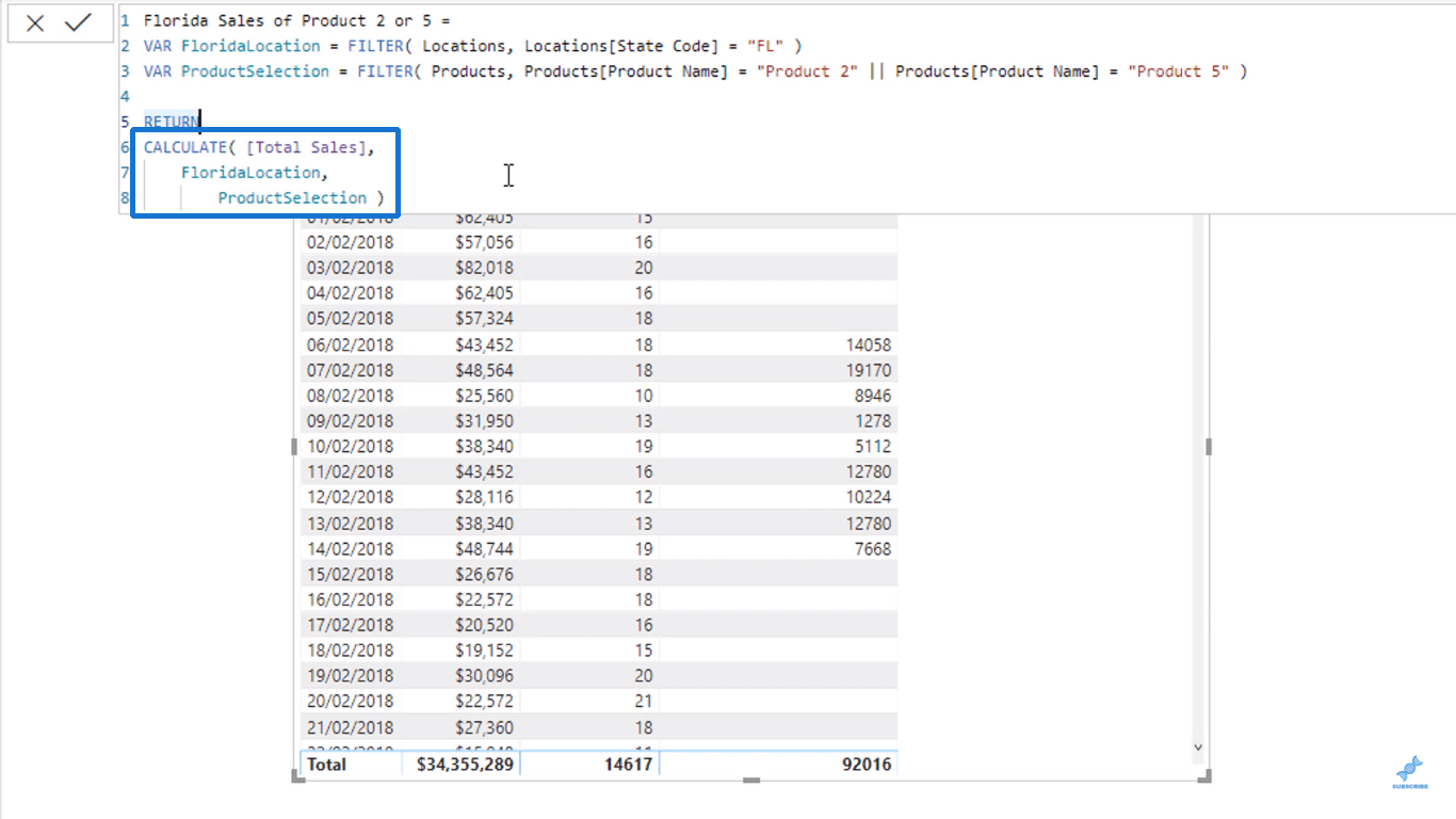 LuckyTemplates-Formelsyntax, Kommentare und Variablen