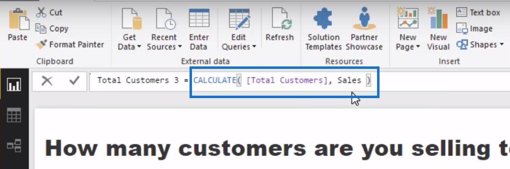 Liczenie klientów w czasie przy użyciu DISTINCTCOUNT w usłudze LuckyTemplates