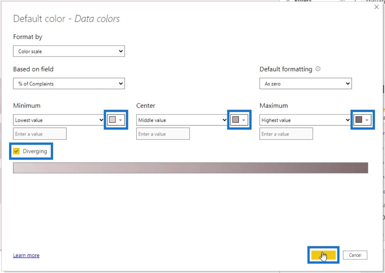 วิธีสร้าง LuckyTemplates Heat Map