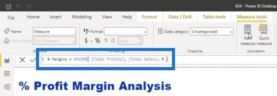 Calculer la marge en pourcentage dans LuckyTemplates à l'aide de DAX