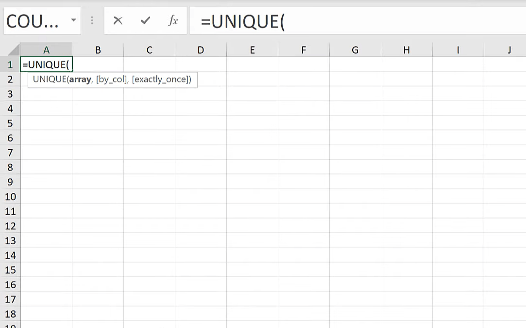 Compter des valeurs distinctes dans Excel : des approches classiques aux approches modernes