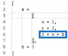 嵌套表達式：Power Query 環境