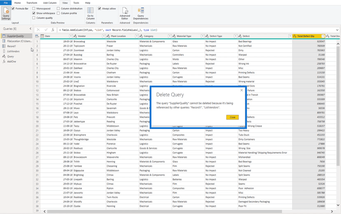 Een snel overzicht van verschillende Power Query-tools in LuckyTemplates