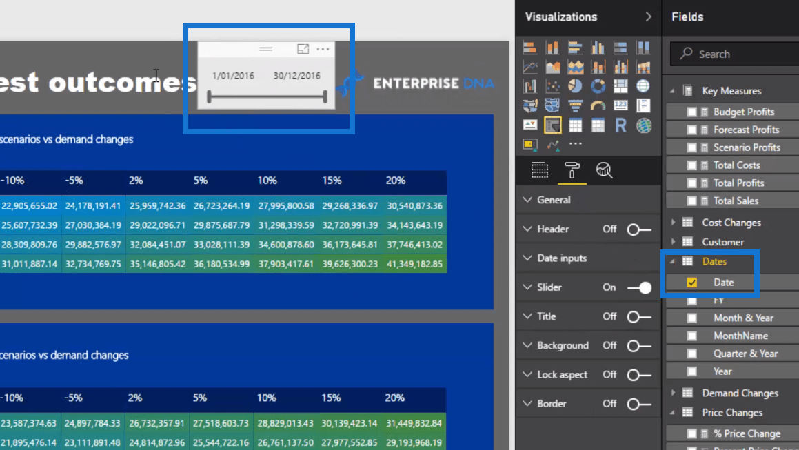 使用 DAX 為 LuckyTemplates 運行靈敏度分析