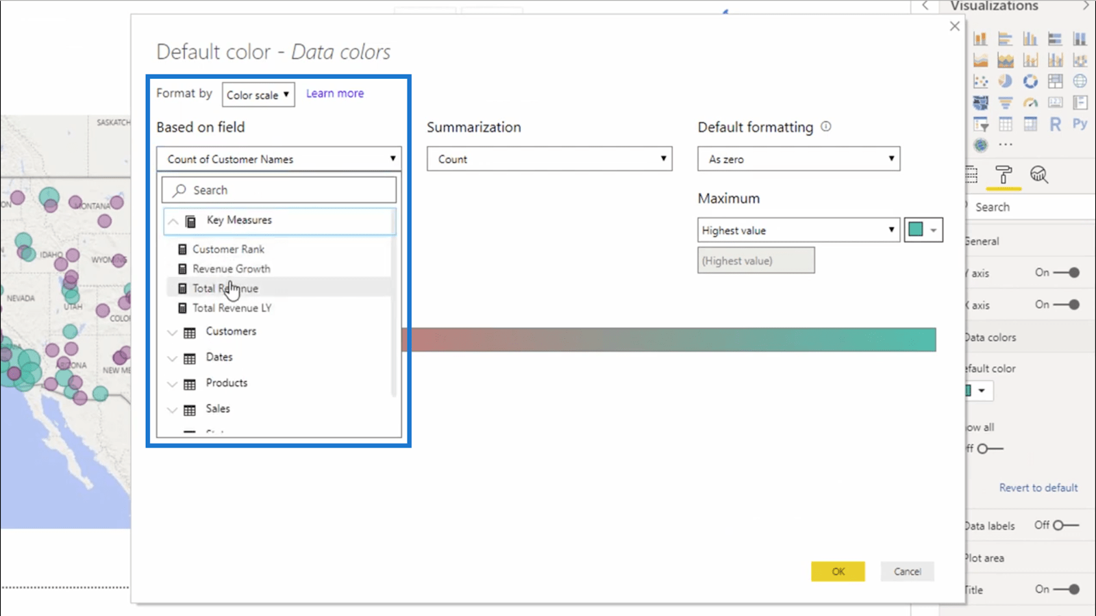 Mise en forme conditionnelle LuckyTemplates pour les visuels de graphique - Qu'est-ce qui est possible ?