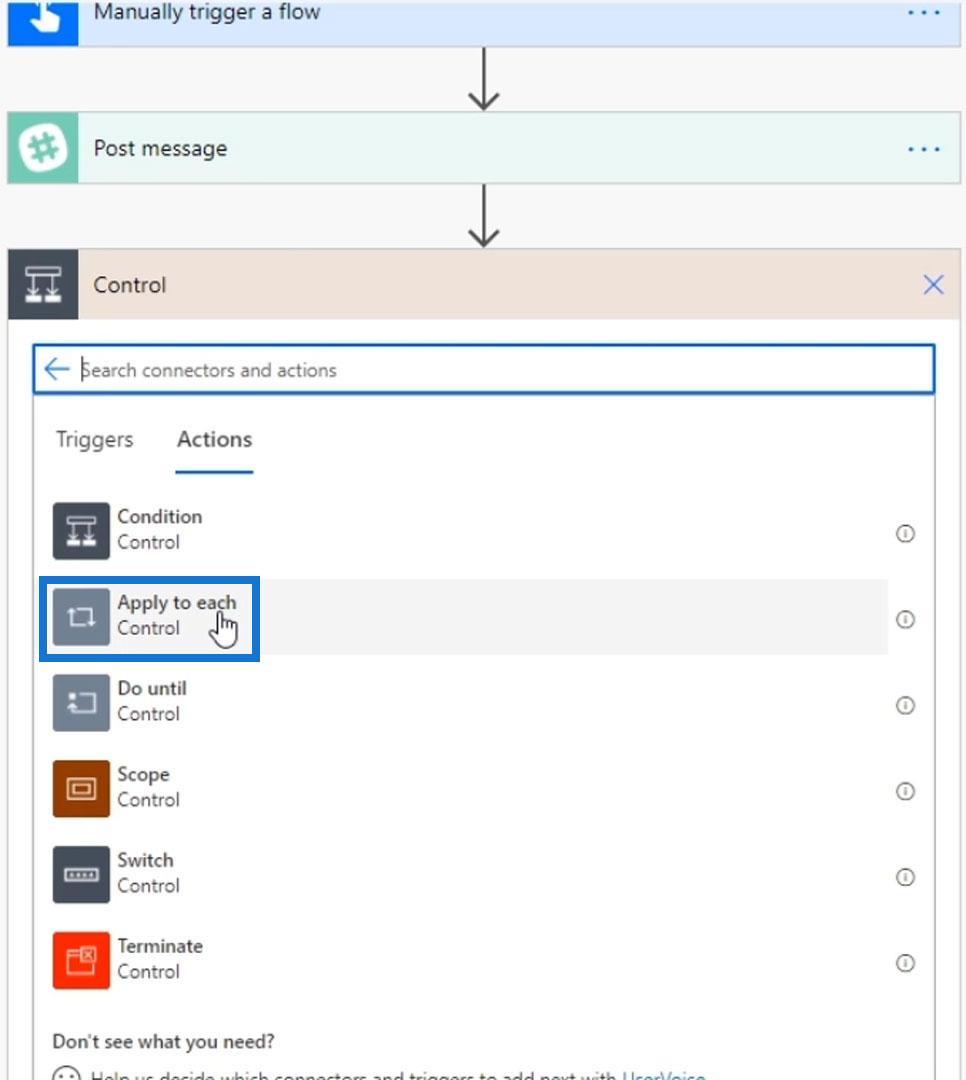 Power Automate Split Function et baies