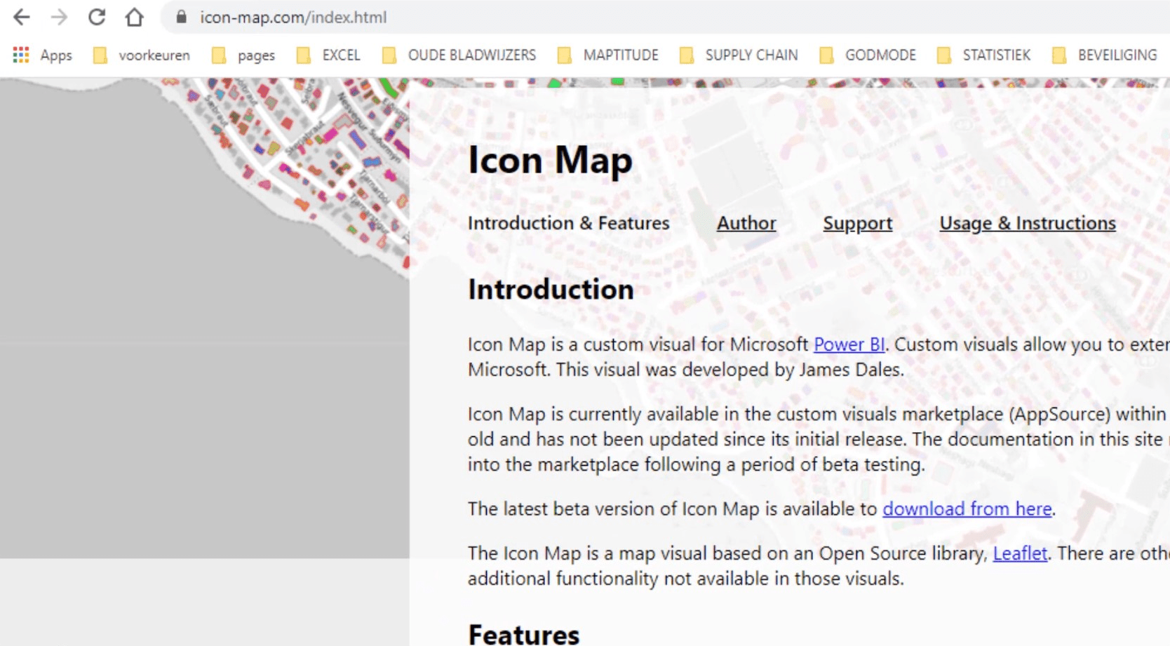 Visual do mapa de ícones do LuckyTemplates: strings WKT