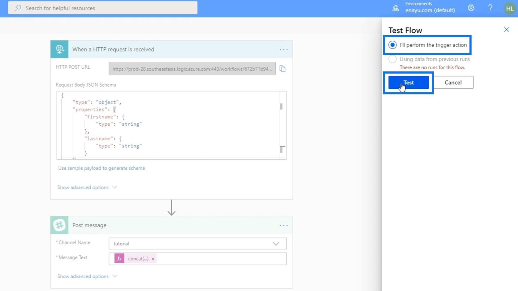 Microsoft Flow HTTP Trigger |  Un tutorial Power Automate