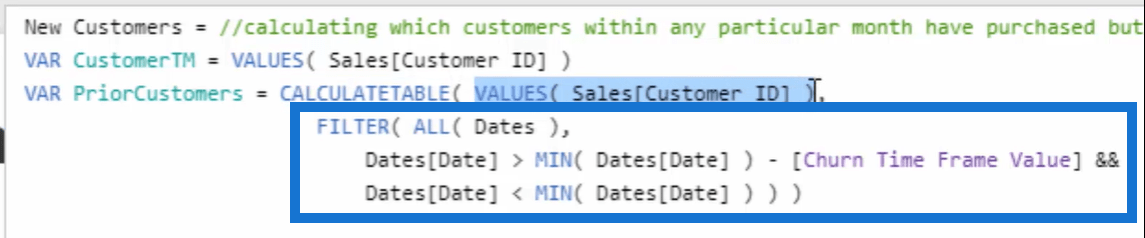 Funcția DAX CALCULATETABLE – Cele mai bune practici în LuckyTemplates