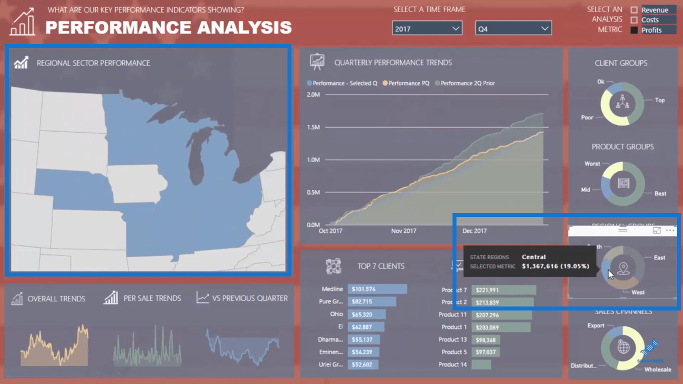 LuckyTemplates Shape Map-visualisatie voor ruimtelijke analyse