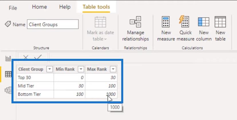 Rapport LuckyTemplates : informations sur la segmentation dynamique