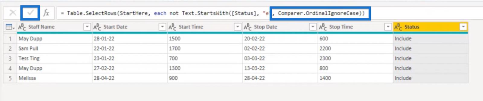 Solution LuckyTemplates entre les dates des heures de travail