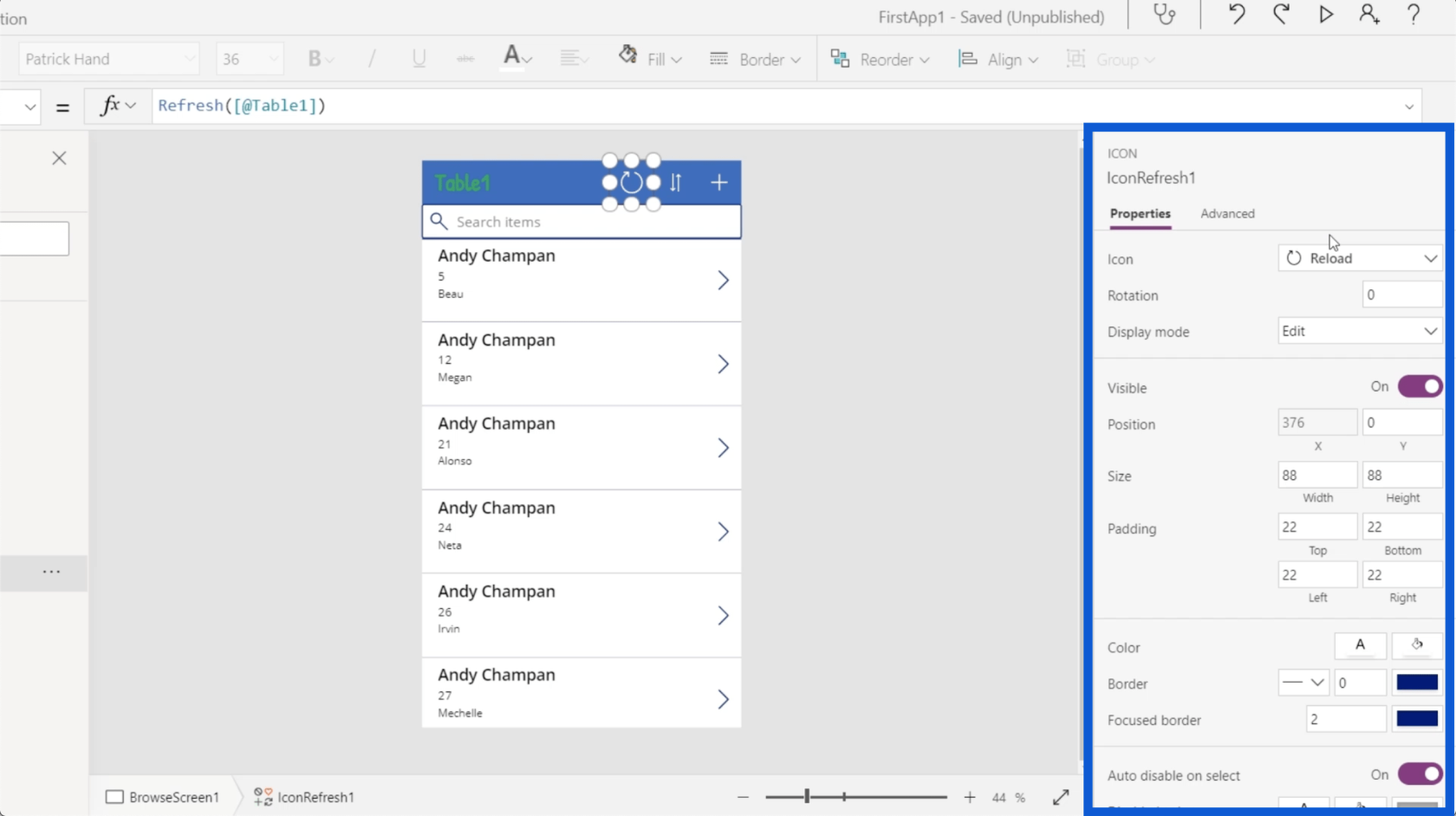 Environnements Power Apps : configurer correctement les éléments de l'application