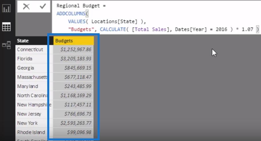 Créer une nouvelle table dans LuckyTemplates : comment implémenter automatiquement des budgets et des prévisions à l'aide de DAX