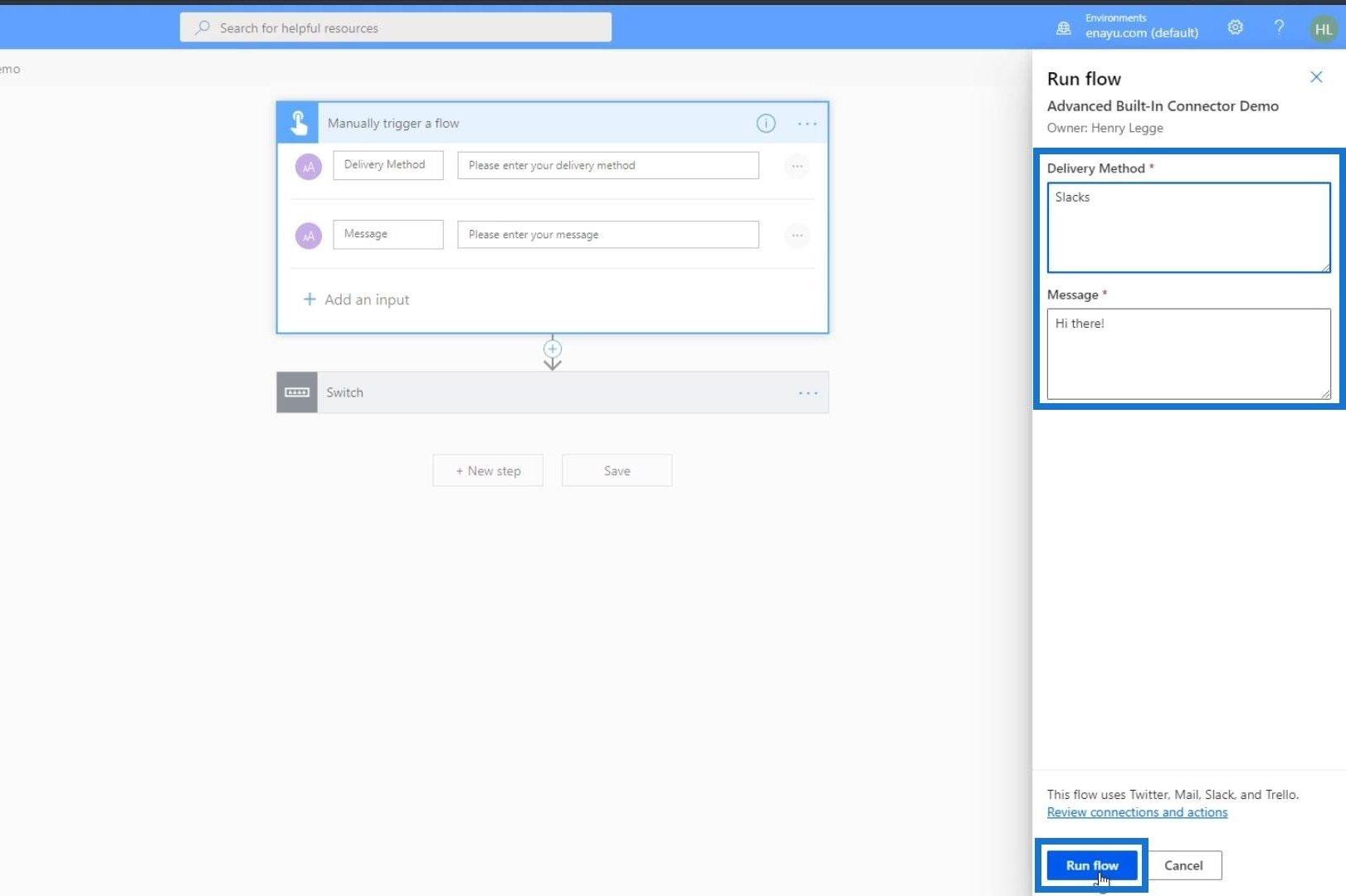 Contrôle d'action de fin Power Automate dans les flux