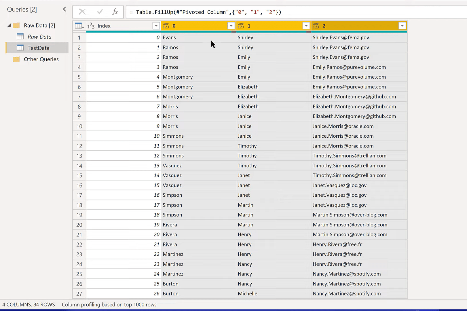 Power Query Modulo : Comment gérer les données empilées