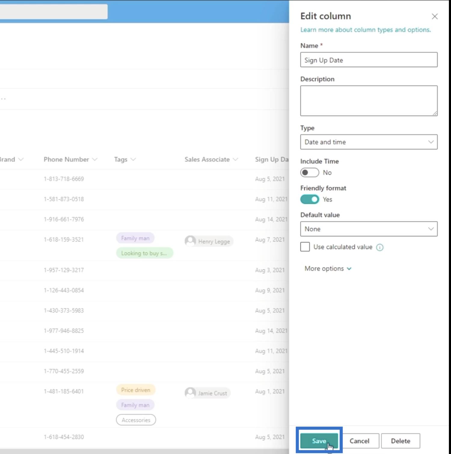 Colonnes calculées dans SharePoint |  Un aperçu