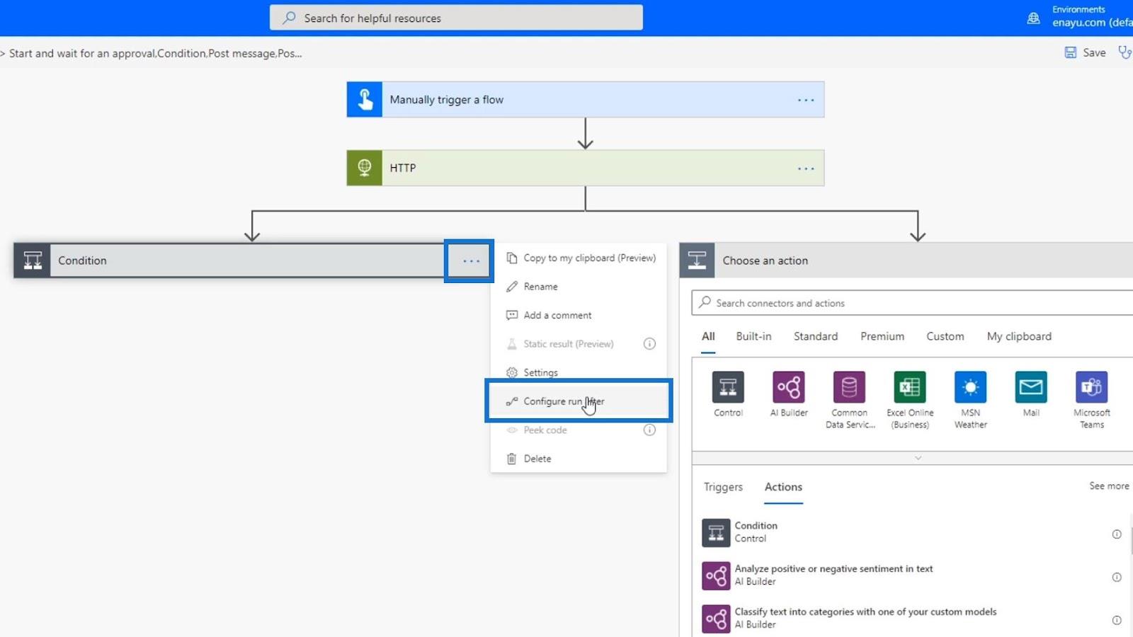 Gestion des erreurs dans Power Automate via le branchement parallèle