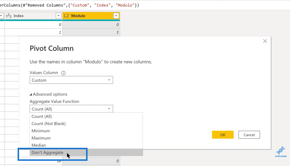 Power Query Modulo : Comment gérer les données empilées